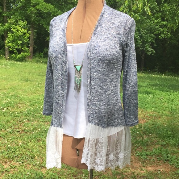 ✨New Directions Lace Cardigan✨ - Picture 1 of 7